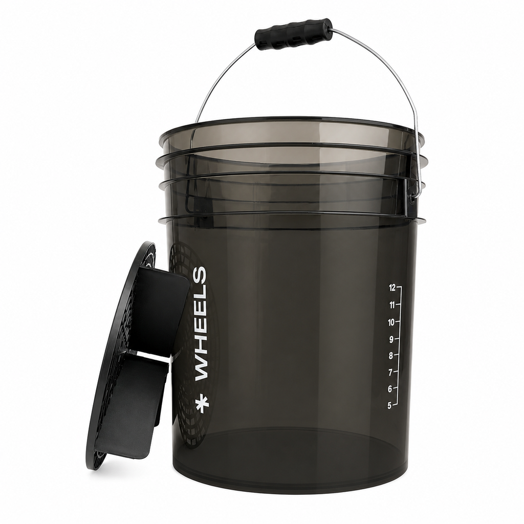 Seau Benbow 20 L gradué avec séparateur – Noir WHEELS