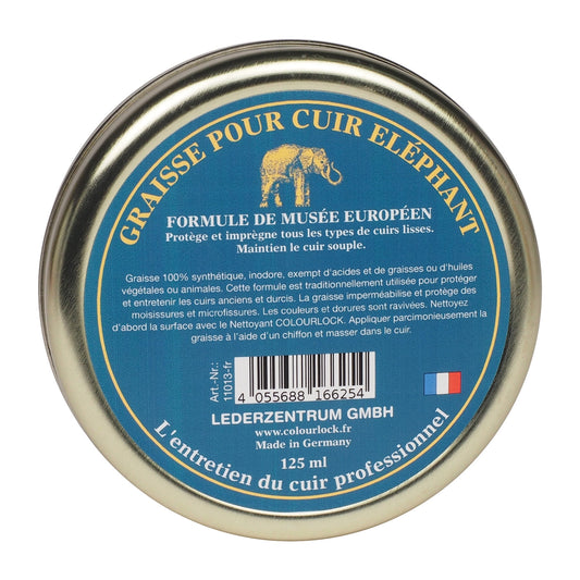 Graisse pour cuir ELEPHANT COLOURLOCK, 125 ml