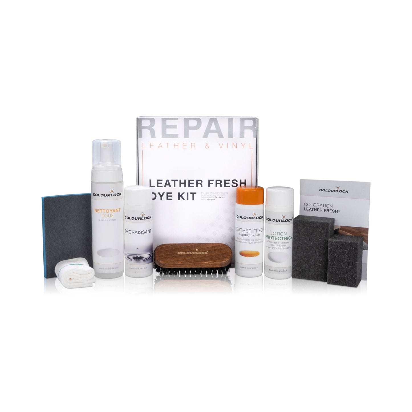 Kit de coloration et d'entretien pour cuirs lisses ND COLOURLOCK